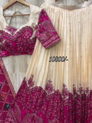 Exclusive designer kalamkari lehenga paired up with most trending patola dupatta
