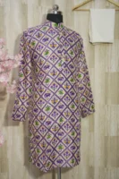 Elegant Multicolor Patola Print Silk Blend Kurta