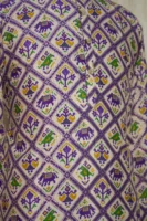Elegant Multicolor Patola Print Silk Blend Kurta