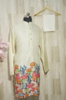 Ivory Hand-Painted Jagannath Kurta