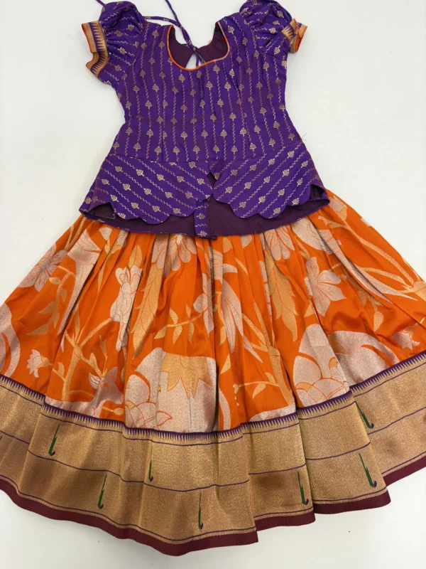kids wear banaras lehenga