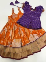 kids wear banaras lehenga