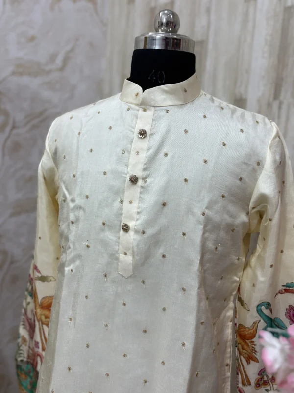 Kalamkari kurta paired with pijama