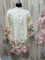 Kalamkari kurta paired with pijama