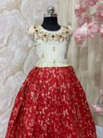 Soft tissue banaras lehenga paired with beautiful maggam work blouse