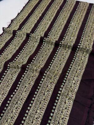 Heavy maggam work border