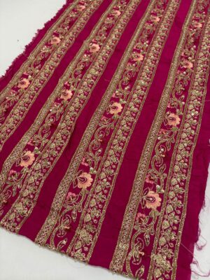 Heavy maggam work border