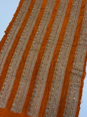 Heavy maggam work border