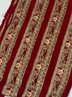 Heavy maggam work border