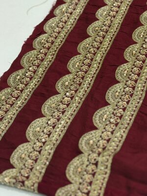 Heavy maggam work border