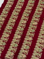 Heavy maggam work border