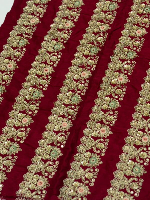 Heavy maggam work border