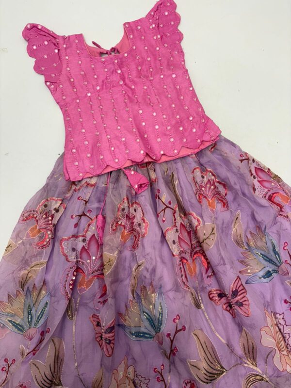 Exclusive designer kid's lehenga with beautiful blouse