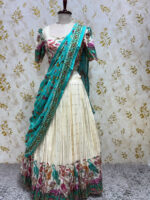 Beautiful kalamkari lehenga set