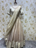 Beautiful tissue lehenga set