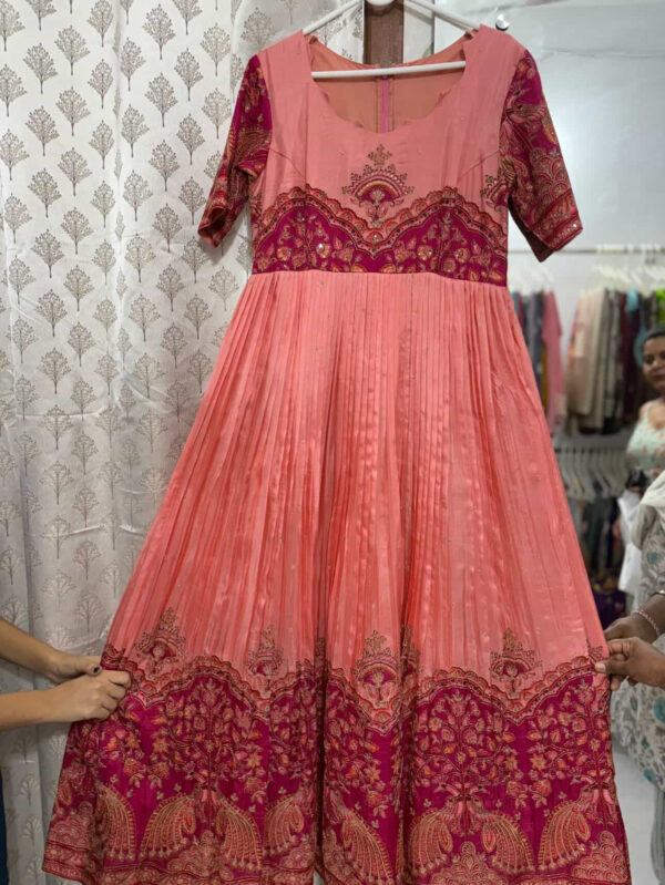 Beautiful kalamkari long gown