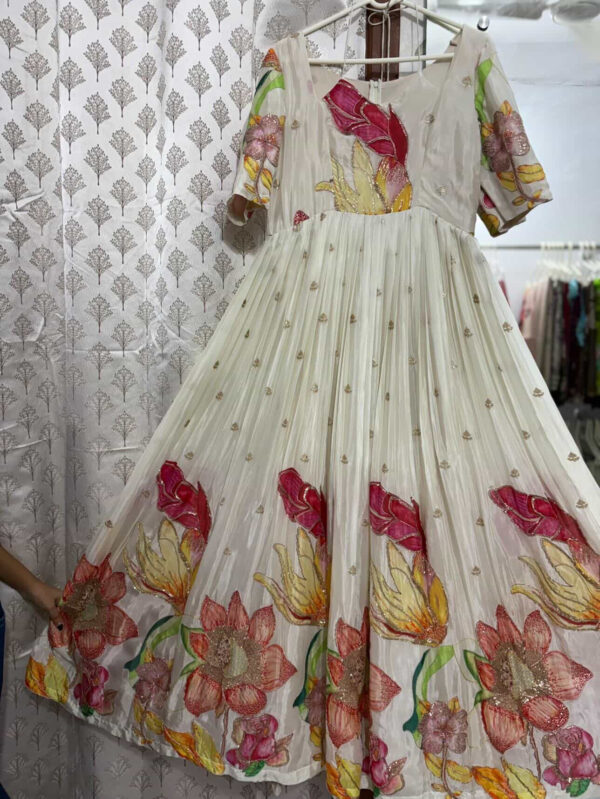 Beautiful floral long gown