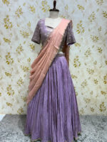 Beautiful sequin work lehenga set