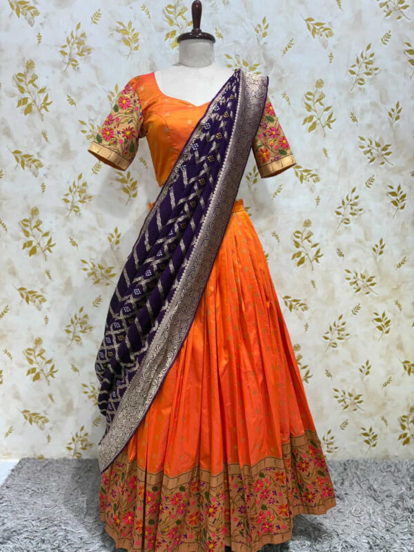 Beautiful pithani lehenga set