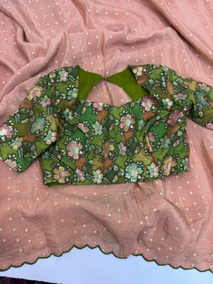 Beautiful saree with blouse for sale