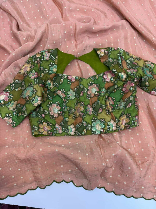 Beautiful saree with blouse for sale