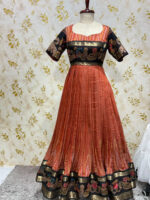 Beautiful printed kalamkari long frock