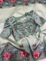 Beautiful saree with blouse for sale