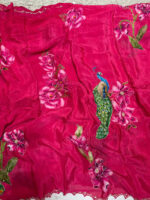 Beautiful floral print sarees