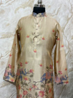 Pure tissue jamdhani kurtas with pijama