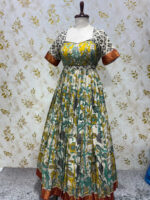 Pure kalamkari long frock