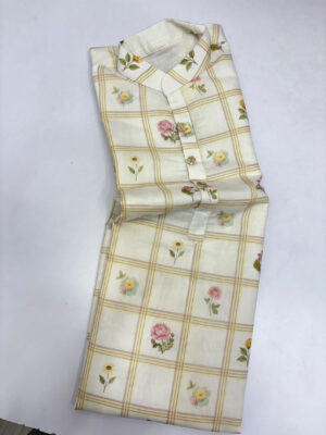 Pure mul chanderi kurta for men