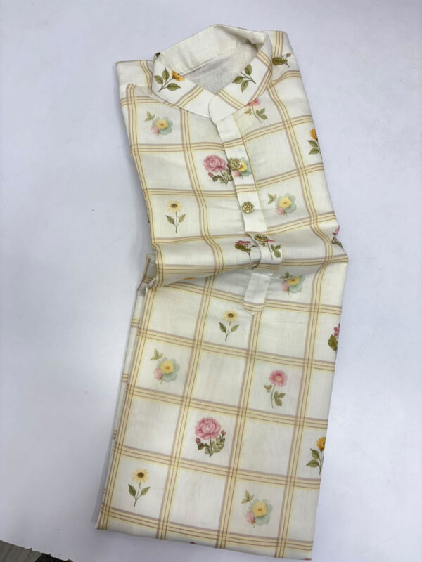 Pure mul chanderi kurta for men