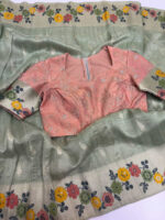 Beautiful saree with blouse for sale