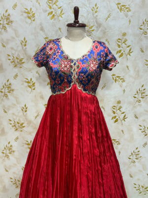 Patola frock with unique design