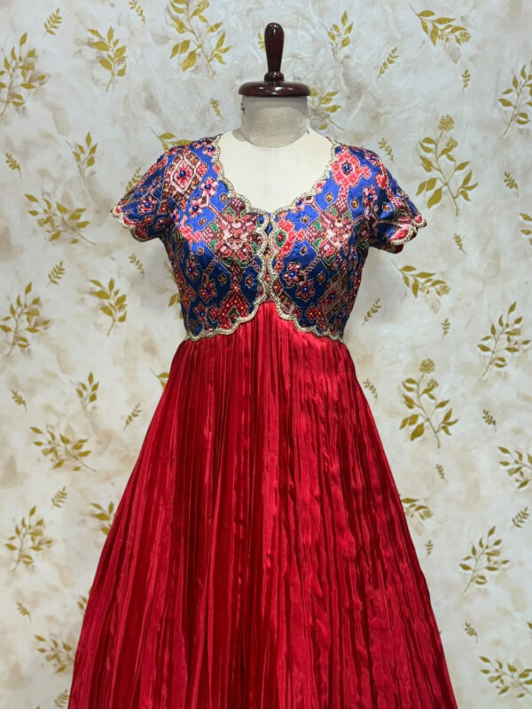 Patola frock with unique design