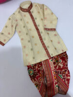 Men’s kurta with patola dhoti