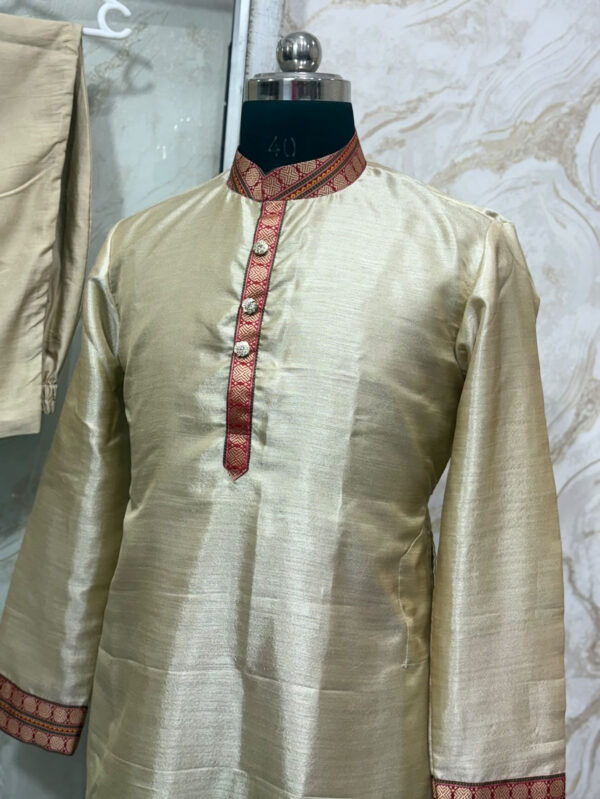 Patola silk mens kurta with pijama