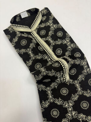 Exclusive designer black kurta paired with pijama