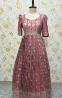 Jamdhani long gown