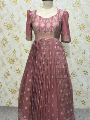 Jamdhani long gown