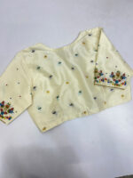 Beautiful maggam work blouse can be customised in any colour that you can choose from the colour palette below