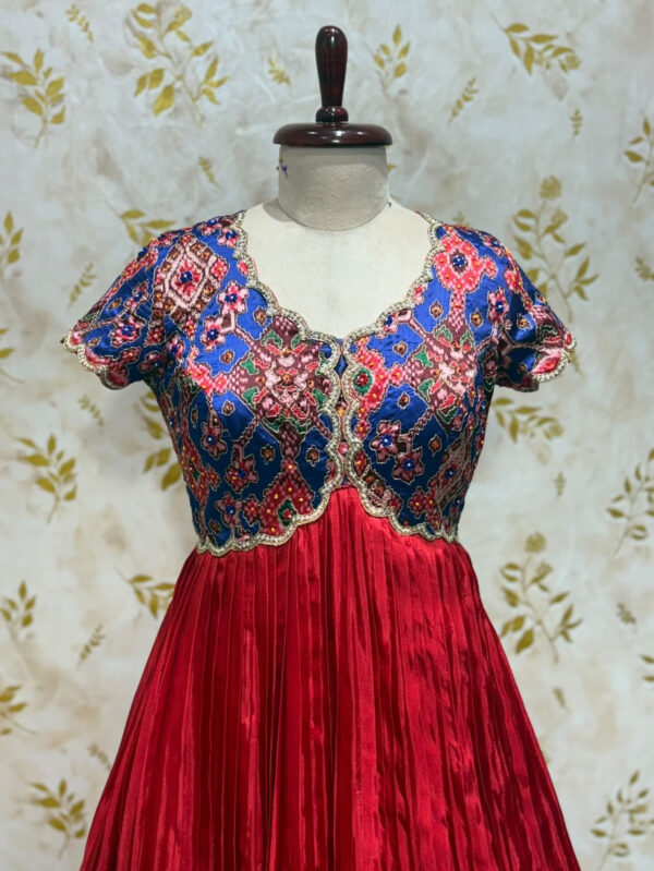 Patola frock with unique design