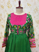 Patola dual shade long gown