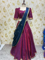Narayanapet lehenga with matching dupatta