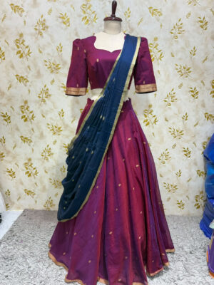 Narayanapet lehenga with matching dupatta