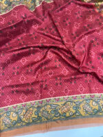 Premium quality soft silk patola kalamkari sarees