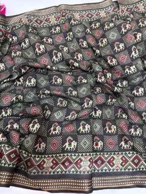 Pure Maheshwari silk Saree