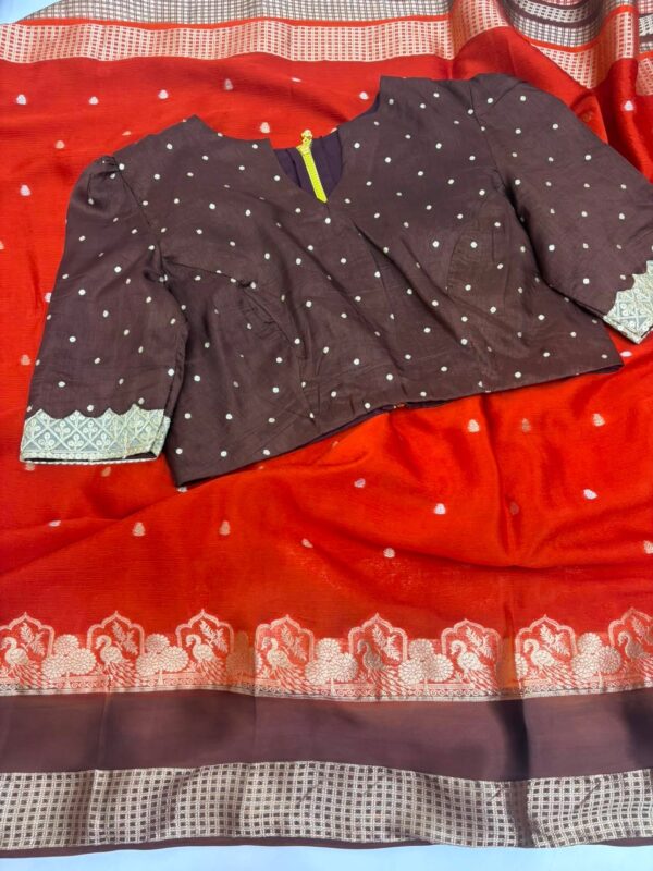 Beautiful saree with blouse