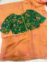 Beautiful saree with blouse