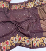 Jamdhani lenin silk sarees